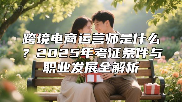 跨境电商运营师是什么？2025年考证条件与职业发展全解析