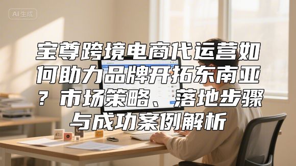 宝尊跨境电商代运营如何助力品牌开拓东南亚？市场策略、落地步骤与成功案例解析