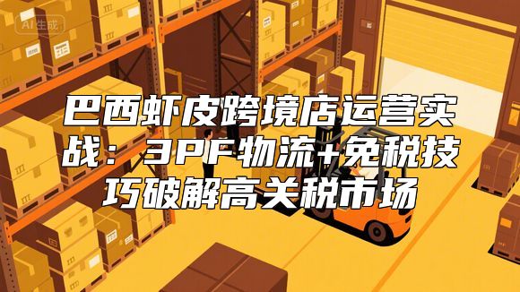 巴西虾皮跨境店运营实战：3PF物流+免税技巧破解高关税市场
