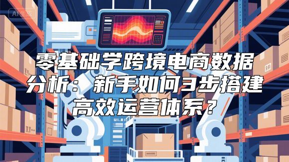 零基础学跨境电商数据分析：新手如何3步搭建高效运营体系？