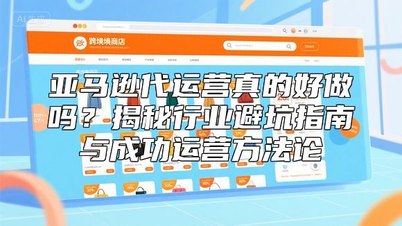 亚马逊代运营真的好做吗？揭秘行业避坑指南与成功运营方法论