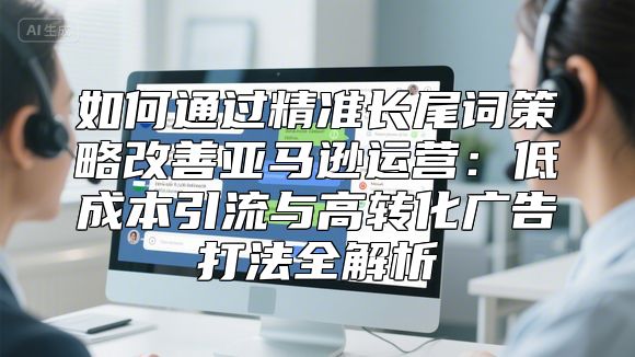 如何通过精准长尾词策略改善亚马逊运营：低成本引流与高转化广告打法全解析