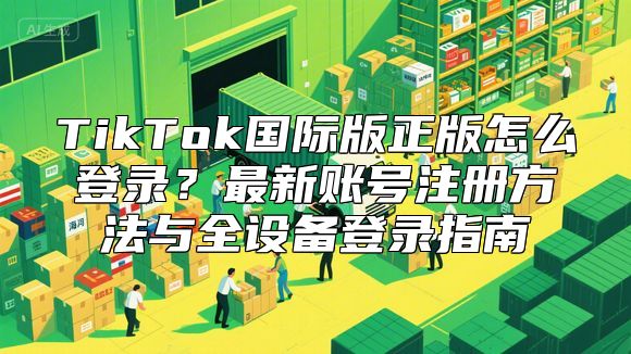 TikTok国际版正版怎么登录？最新账号注册方法与全设备登录指南