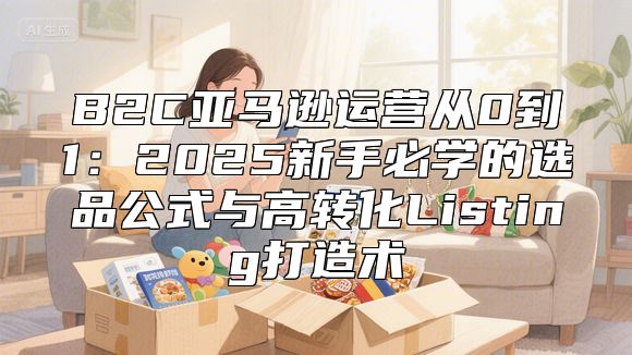 B2C亚马逊运营从0到1：2025新手必学的选品公式与高转化Listing打造术