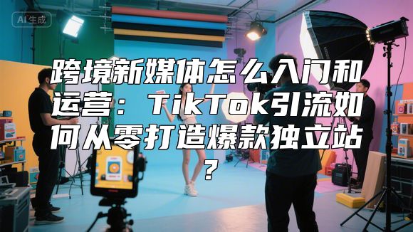 跨境新媒体怎么入门和运营：TikTok引流如何从零打造爆款独立站？