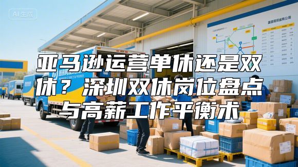 亚马逊运营单休还是双休？深圳双休岗位盘点与高薪工作平衡术