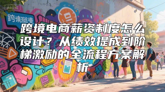 跨境电商薪资制度怎么设计？从绩效提成到阶梯激励的全流程方案解析