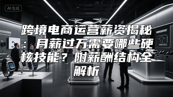 跨境电商运营薪资揭秘：月薪过万需要哪些硬核技能？附薪酬结构全解析