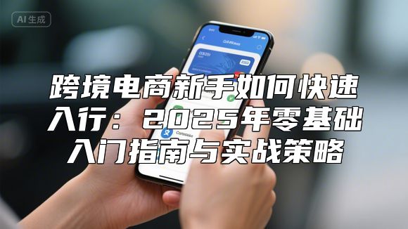 跨境电商新手如何快速入行：2025年零基础入门指南与实战策略