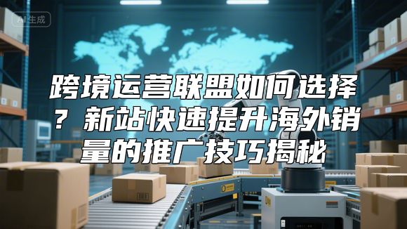 跨境运营联盟如何选择？新站快速提升海外销量的推广技巧揭秘