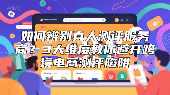 如何辨别真人测评服务商？3大维度教你避开跨境电商测评陷阱