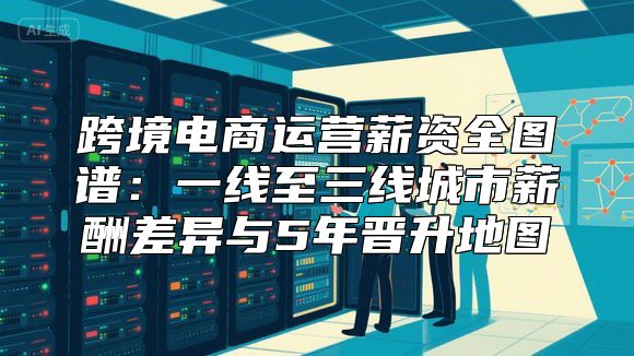 跨境电商运营薪资全图谱：一线至三线城市薪酬差异与5年晋升地图