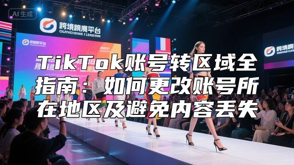 TikTok账号转区域全指南：如何更改账号所在地区及避免内容丢失
