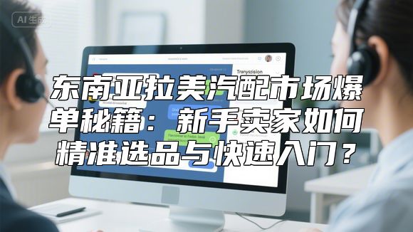 东南亚拉美汽配市场爆单秘籍：新手卖家如何精准选品与快速入门？