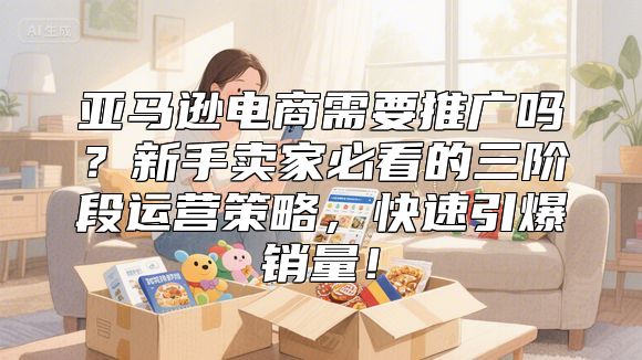 亚马逊电商需要推广吗？新手卖家必看的三阶段运营策略，快速引爆销量！