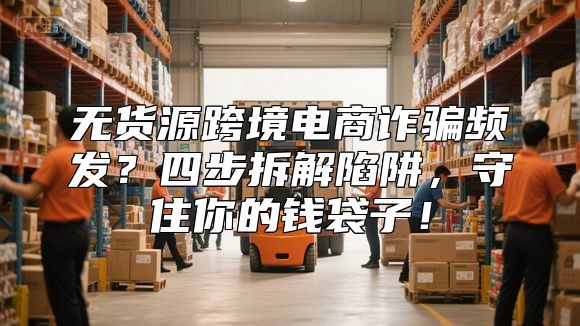无货源跨境电商诈骗频发？四步拆解陷阱，守住你的钱袋子！