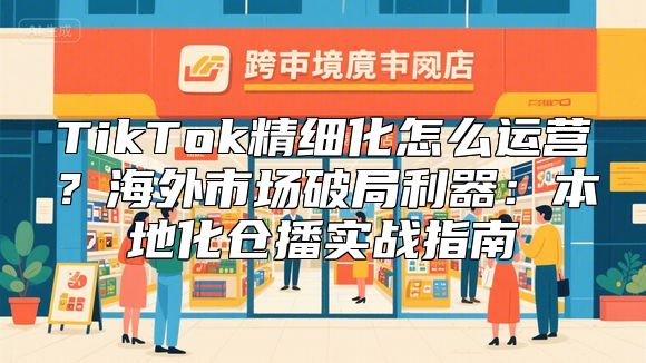TikTok精细化怎么运营？海外市场破局利器：本地化仓播实战指南