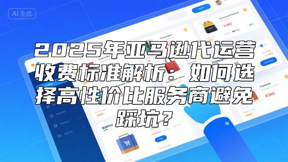 2025年亚马逊代运营收费标准解析：如何选择高性价比服务商避免踩坑？