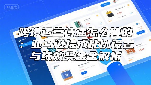 跨境运营待遇怎么算的：亚马逊提成比例设置与绩效奖金全解析