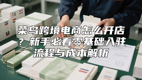 菜鸟跨境电商怎么开店？新手必看零基础入驻流程与成本解析