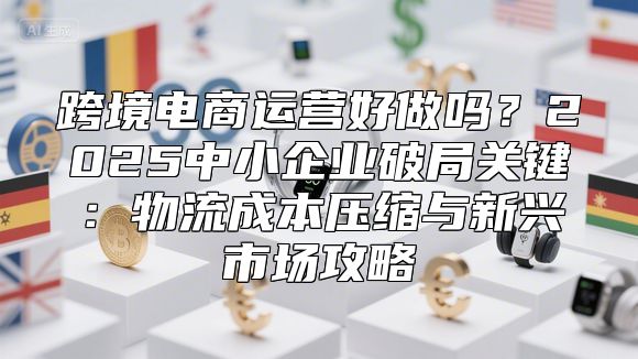 跨境电商运营好做吗？2025中小企业破局关键：物流成本压缩与新兴市场攻略