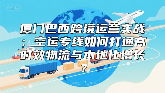 厦门巴西跨境运营实战：空运专线如何打通高时效物流与本地化增长？