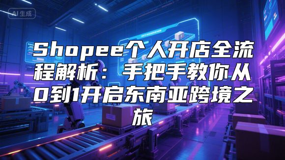 Shopee个人开店全流程解析：手把手教你从0到1开启东南亚跨境之旅