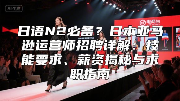 日语N2必备？日本亚马逊运营师招聘详解：技能要求、薪资揭秘与求职指南