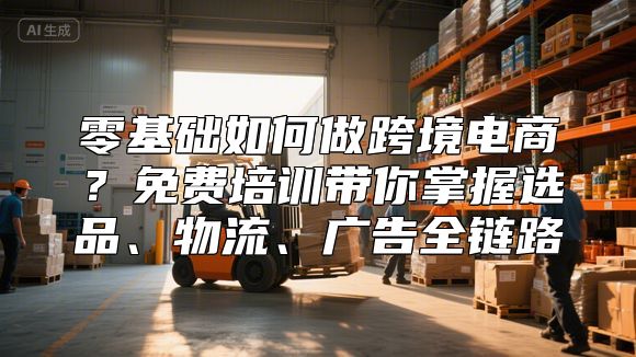 零基础如何做跨境电商？免费培训带你掌握选品、物流、广告全链路