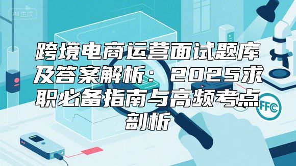 跨境电商运营面试题库及答案解析：2025求职必备指南与高频考点剖析