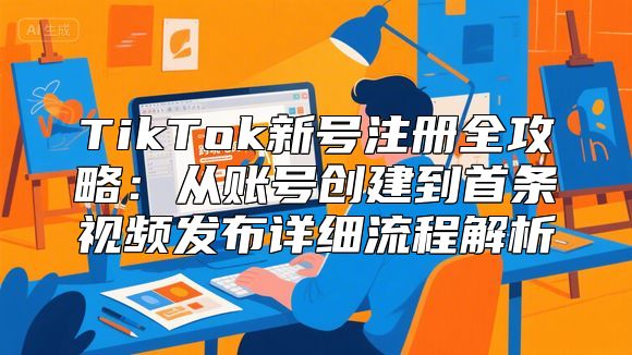 TikTok新号注册全攻略：从账号创建到首条视频发布详细流程解析