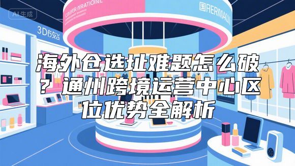 海外仓选址难题怎么破？通州跨境运营中心区位优势全解析