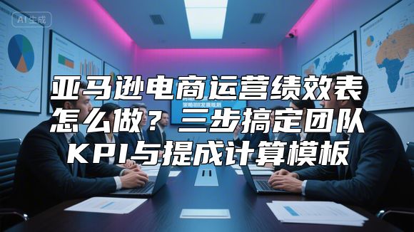 亚马逊电商运营绩效表怎么做？三步搞定团队KPI与提成计算模板