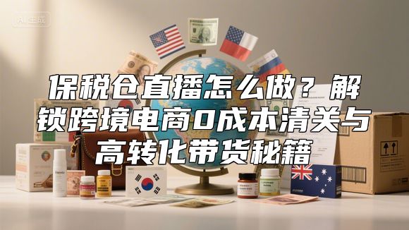 保税仓直播怎么做？解锁跨境电商0成本清关与高转化带货秘籍