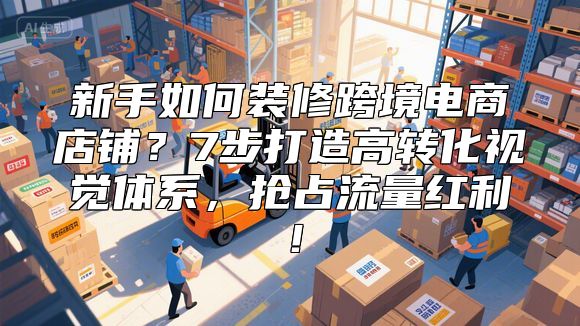 新手如何装修跨境电商店铺？7步打造高转化视觉体系，抢占流量红利！
