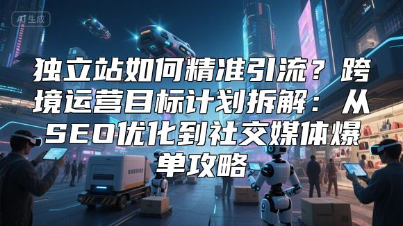 独立站如何精准引流？跨境运营目标计划拆解：从SEO优化到社交媒体爆单攻略