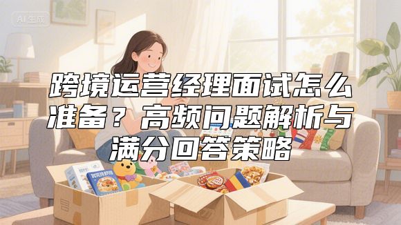 跨境运营经理面试怎么准备？高频问题解析与满分回答策略