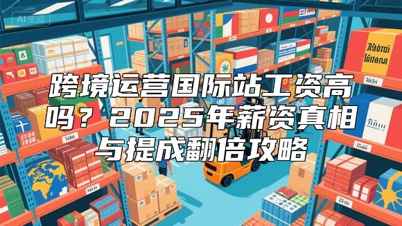 跨境运营国际站工资高吗？2025年薪资真相与提成翻倍攻略