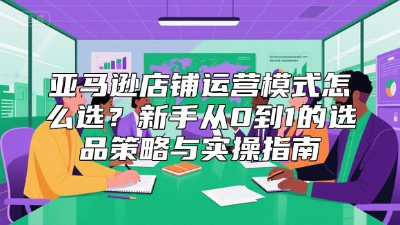 亚马逊店铺运营模式怎么选？新手从0到1的选品策略与实操指南