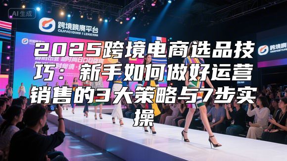 2025跨境电商选品技巧：新手如何做好运营销售的3大策略与7步实操