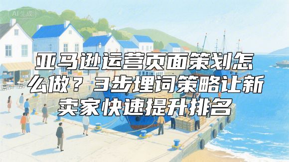 亚马逊运营页面策划怎么做？3步埋词策略让新卖家快速提升排名
