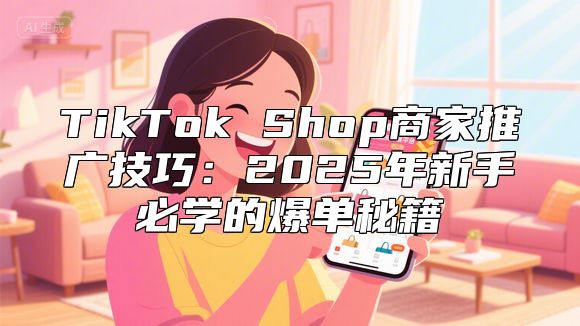 TikTok Shop商家推广技巧：2025年新手必学的爆单秘籍