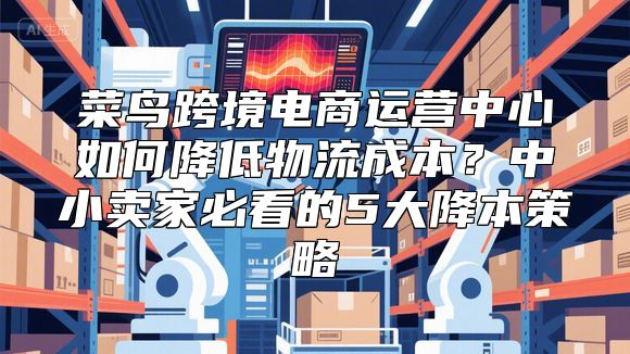 菜鸟跨境电商运营中心如何降低物流成本？中小卖家必看的5大降本策略
