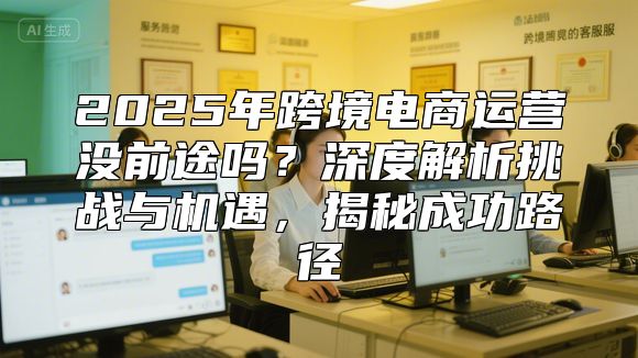 2025年跨境电商运营没前途吗？深度解析挑战与机遇，揭秘成功路径