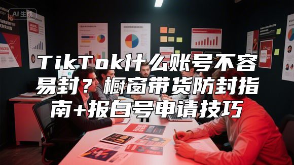 TikTok什么账号不容易封？橱窗带货防封指南+报白号申请技巧