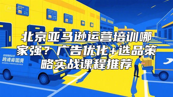 北京亚马逊运营培训哪家强？广告优化+选品策略实战课程推荐