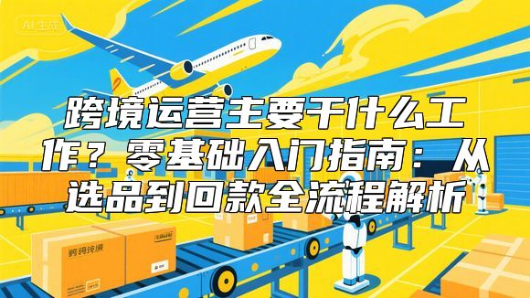 跨境运营主要干什么工作？零基础入门指南：从选品到回款全流程解析