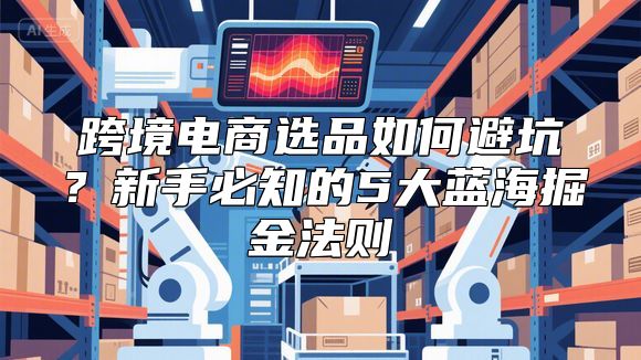 跨境电商选品如何避坑？新手必知的5大蓝海掘金法则