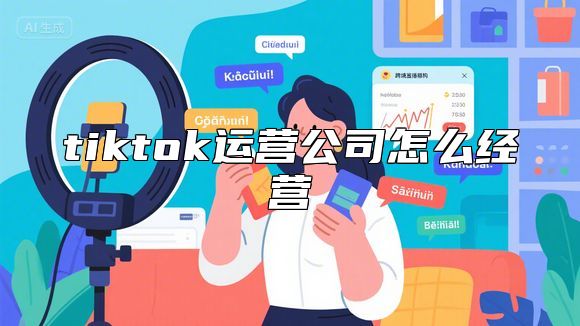 tiktok运营公司怎么经营