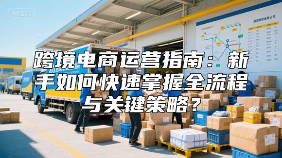 跨境电商运营指南：新手如何快速掌握全流程与关键策略？